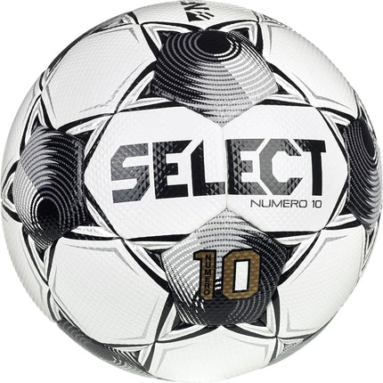 SELECT Numero 10 Soccer Ball, White/Black NFHS V25