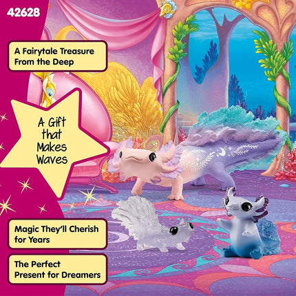 Schleich Bayala - 3Pc Axolotl Discovery Set Playset - Kids Ages 5+ | 42628