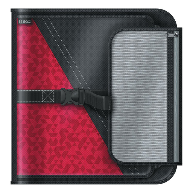 Mead 2 Inch Round Ring Binder, Sewn Fabric, 3 Tab 