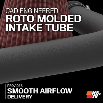 Sistema de filtro de aire de alto rendimiento para coche K&N 57-2529, lavable y reutilizable
