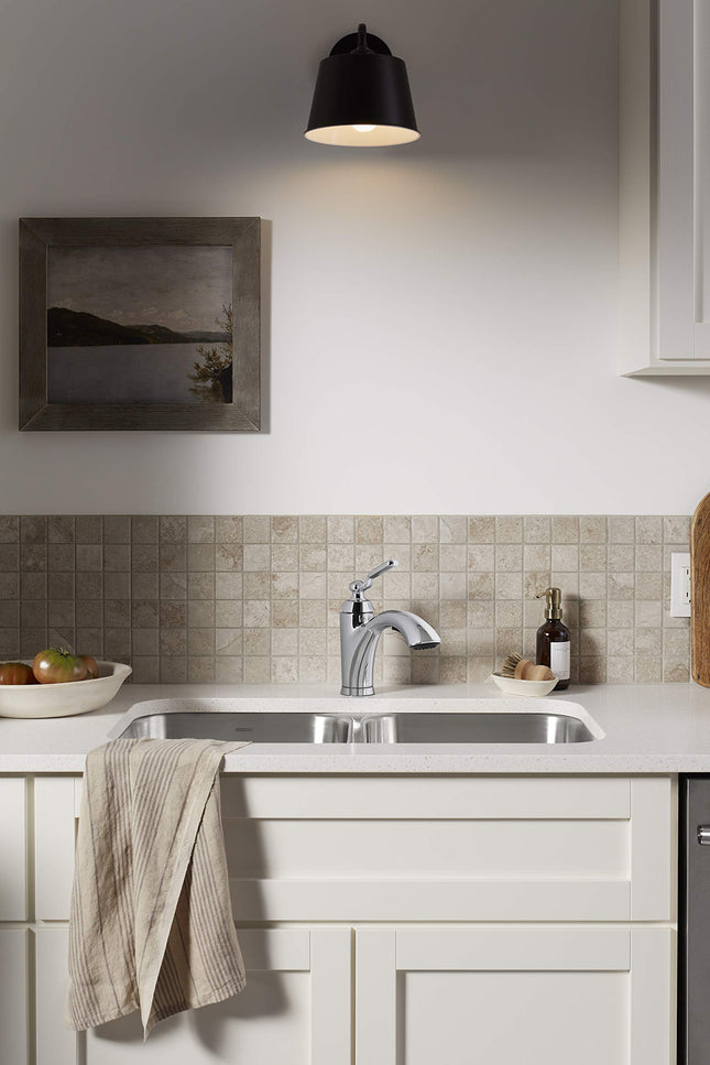 Kohler Sterling 24273-VS Ludington Pull-Out Kitchen Sink Faucet, Single-Handle Laundry Faucet, Pull-Out Sprayer, Vibrant Stainless