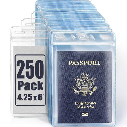 MIFFLIN 4x6 Passport Holders, Waterproof Extra Lar