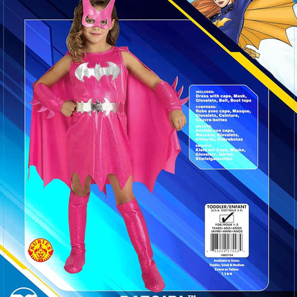 Rubies Official Pink Batgirl Costume, Child Size Medium Halloween