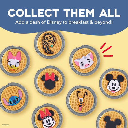 Disney | DASH Removable Ceramic Waffle Plates 2-Pack for the MultiMaker® Mini Maker System (Stitch & Angel)