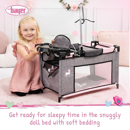 Bayer Multi Bed Doll Accessories Set for Kids, Toddler Role Play Toy Gifts