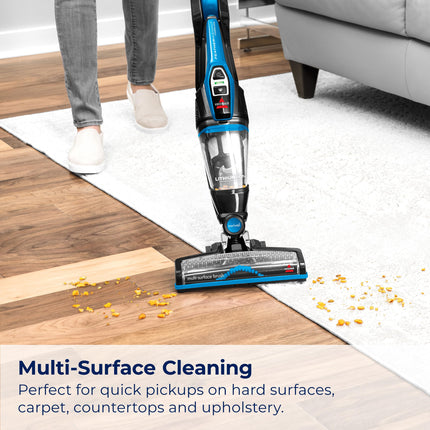 Bissell, 3061 Featherweight Aspirateur balai sans fil, Autonome, Bleu électrique, Noir