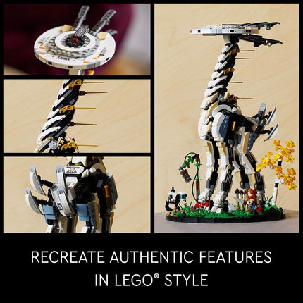 LEGO Horizon Forbidden West: Tallneck 76989 Building Sett; Collectible Gift for Adult Gaming Fans; Model of The Iconic Machine with a Display Stand (1,222 Pieces)
