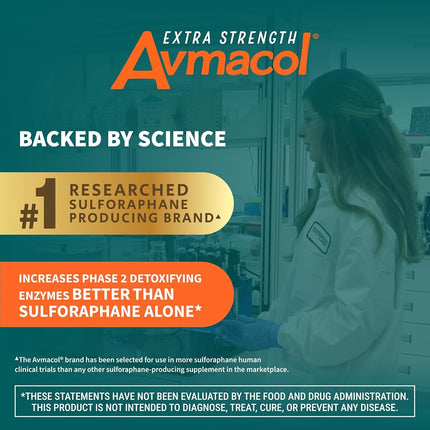 Nutramax Avmacol Extra Strength Sulforaphane Producing Supplement, 75 Tabs