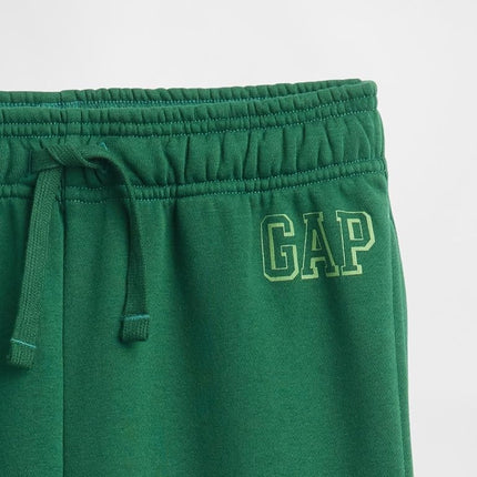 Gap Boys' Heritage Logo Pull-on Jogger Sweatpants, Evergreen Glamour, Large