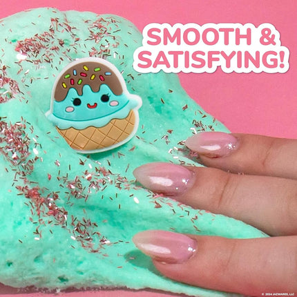 Squishmallow Original Maya The Ice Cream Premium Cloud Slime, Chocolate-Scented, Party Favors for Kids 8-12, Girl Toys 8-10 Years Old, Slime Kit for Girls Ages 8-12, Slime for Kids