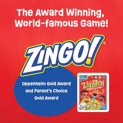 ThinkFun Zingo Bingo Award Winning Preschool Game for Pre-Readers and Early Readers Age 4 and Up - One of The Most Popular Board Games for Boys and Girls and Their Parents, Amazon Exclusive Version