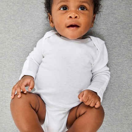HonestBaby Paquete de 5 bodies de manga larga para bebé niño, 100% algodón orgánico, conjunto de camisetas para bebé y niño pequeño, Ombre natural, 0-3 meses