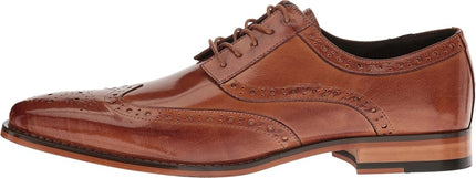 Stacy Adams Men's Tinsley Wingtip Lace-Up Oxford, Tan, 9