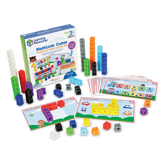 Learning Resources MathLink Cubes Preschool Math A