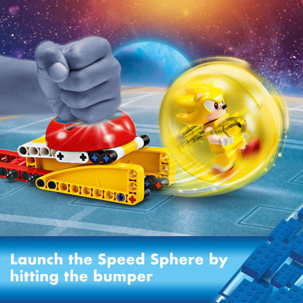 LEGO Sonic The Hedgehog: Super Sonic vs. Egg Drillster Gaming Toy with Shadow and Dr. Eggman, Super Sonic Toy Building Set for Boys and Girls Ages 8 and Up, 76999