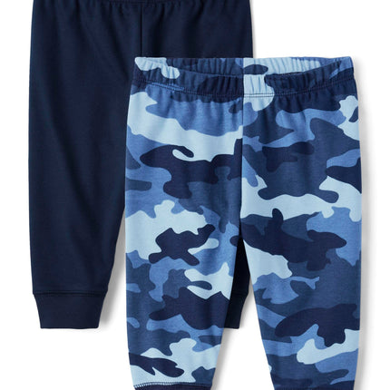 The Children's Place Baby Boys' Cotton Pants, Blac