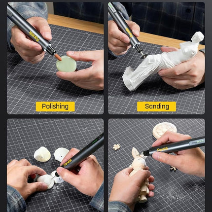 Fanttik F2 Master Mini Cordless Rotary Tool Kit for 3D Printer Sanding