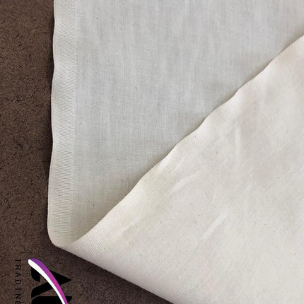 AK TRADING CO. AK Trading 60" Wide Natural Muslin, 100% Cotton Fabric, Unbleached 1 Yard
