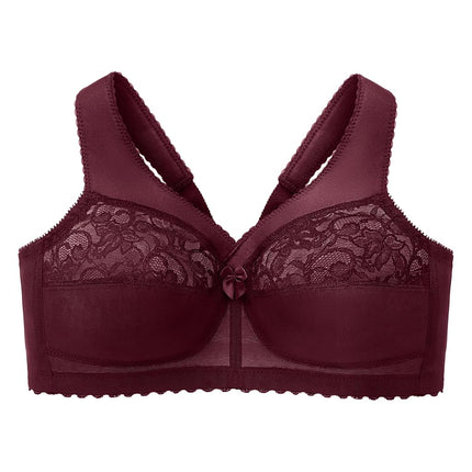 Glamorise MagicLift Original Support Wirefree Bra 1000 (Women's & Women's Plus) Burgundy