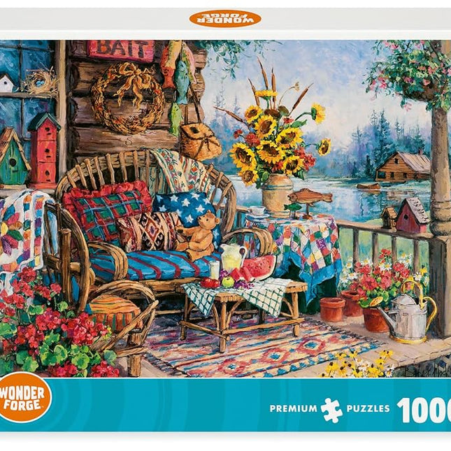 Wonder Forge Country Hideaway 1000 Piece Jigsaw Puzzle for Adults | Unique, Perfectly-Fitting Pieces | Fun, Vibrant Imagery | Amazon Exclusive