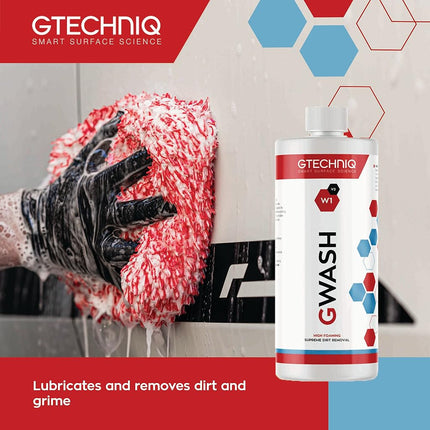 Gtechniq G-Wash, 5 Litre - Car Wash Shampoo. High Foaming with surfactants, supreme dirt removal, PH Neutral, 100% biodegradeable. Suitable for Car Wash, Truck Wash, Motorbike Wash.