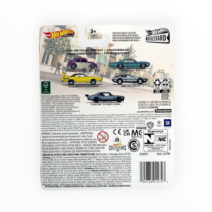 Hot Wheels DMC Delorean [Silver] Boulevard #34
