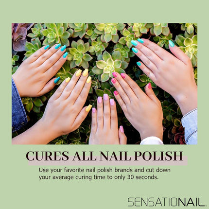 SENSATIONAIL Gel LED Lamp for Gel Polish, Pro 3060 LED Lamp in Box