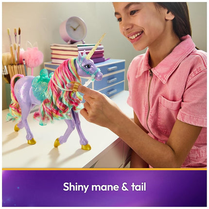 Unicorn Academy, Power of Friendship Wildstar with Translucent Saddle and Bridle, 28cm, Dolls and Unicorn Toys for Girls Aged 4 and up