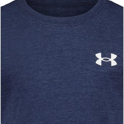 Under Armour Boys' Elite Short Sleeve T-Shirt, Midnight Navy SP22, 6