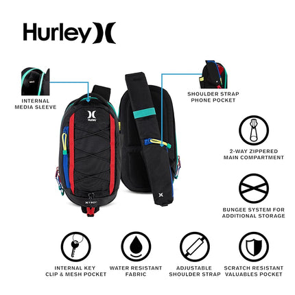 Sac bandoulière Hurley pour homme, Cargo, Taille unique, Sac bandoulière