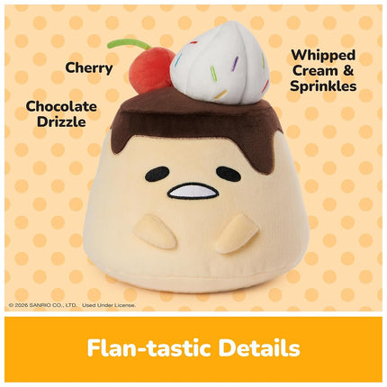 GUND Plush 9in Gudetama Flan Dessert