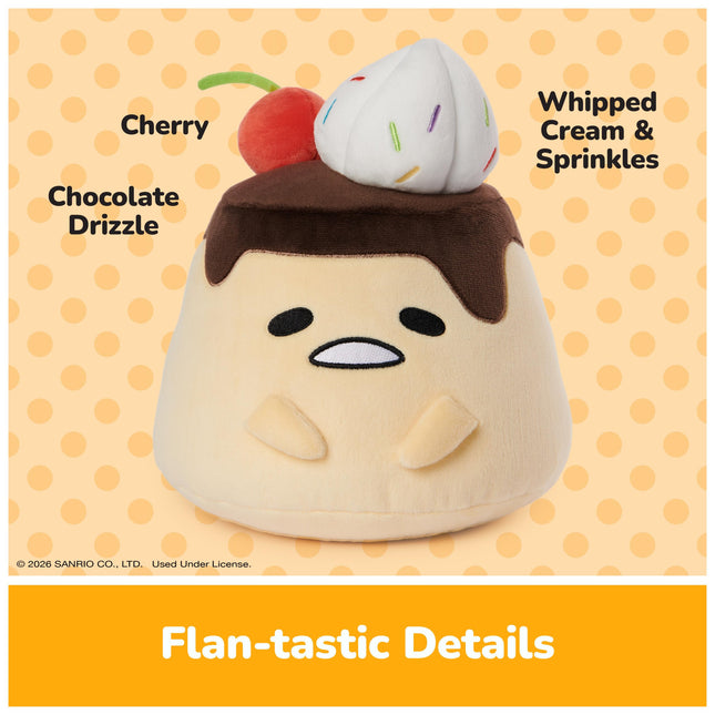 Peluche GUND Gudetama Flan Postre de 22,86 cm