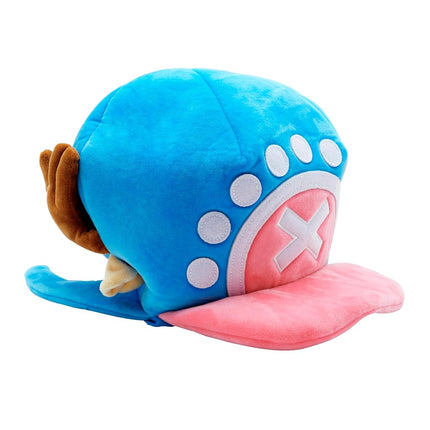 ABYSTYLE One Piece Tony Tony Chopper Hat Replica Adult Size Blue and Pink Cosplay Hat Accessories Merch Gift, Blue White Pink, One Size