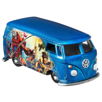 Hot Wheels Pop Culture Volkswagen T1 Panel Bus, Vehículo a Escala 1:64 para Niños de 3 Años en Adelante y Coleccionistas de Autos de Juguete Clásicos, con Nuevos Moldes y Temas