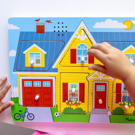 Melissa & Doug Rompecabezas sonoro Alrededor de la casa [Tapa dura] [18 de mayo de 2016] Barkhouse, Joyce C