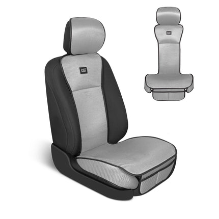 Caterpillar AeroMesh Beige Car Seat Cover Protecto