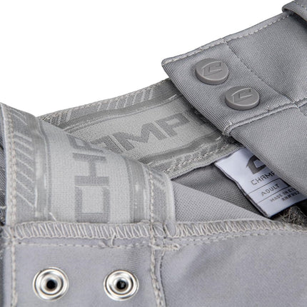CHAMPRO Men's Triple Crown 2.0 Baseball Knickers Pants, Grey, 3X-Large
