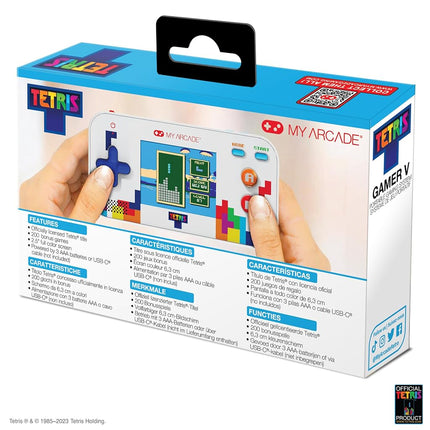 My Arcade DGUNL-7030 Tetris Gamer V Classic Handheld Portable Video Game System (201 Games in 1)