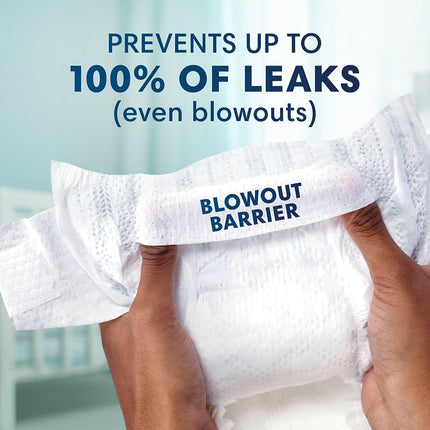 Pampers Pure Protection Baby Diapers, Size 1 (8-14 lbs), 132 Count, Up to 100% Leakproof, Premium Plant-based Skin Protection, Hypoallergenic Soft Diapers