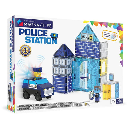 Magna-Tiles Police Station 35-Piece Magnetic Const
