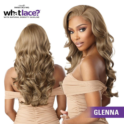 Sensationnel What Lace 13x6 Wigs - GLENNA synthetic wig Cloud 9 with preplucked hairline HD lace - Whatlace GLENNA (BALAYAGEPLATINUM)