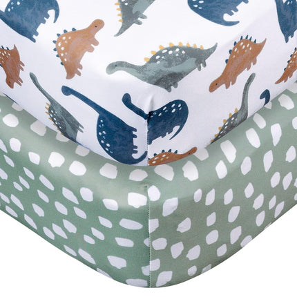 Gerber Baby Unisex Fitted Crib Bedsheet 2-Pack Kni