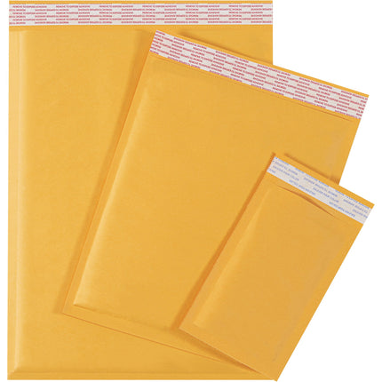 Aviditi B857SSR Sobres de Burbujas Autosellables de Papel n.º 4, 14-1/2" Largo x 9-1/2" Ancho, Kraft, Paquete de Ahorro de Flete (Caja de 70)