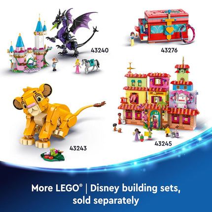 LEGO ǀ Disney Frozen Elsa’s Ice Palace Building Toy Set for Kids with a Castle and Elsa & Anna Minidoll Figures, Fun Gift Idea for Girls, Boys and Film Fans Aged 6 Plus 43244