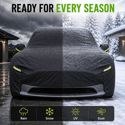 Morhept Car Cover for Tesla Model Y Waterproof Outdoor Cover