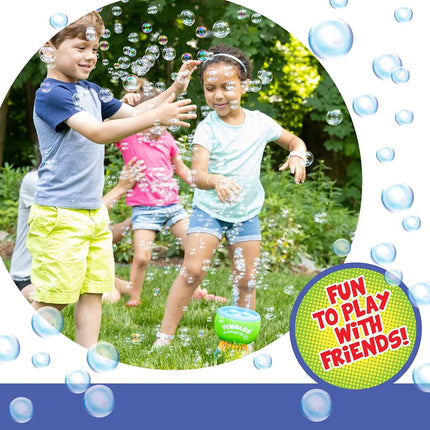 Little Kids FUBBLES NO Spill Funfiniti Bubble Machine | Blows One Hour of Non Stop Bubbles | Toy Set Includes 36oz of Non Toxic Refill Solution (99456E)