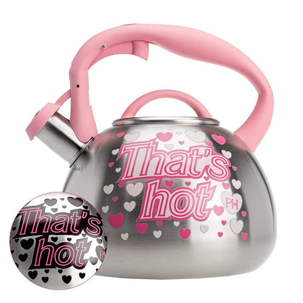 Paris Hilton Whistling Stovetop Tea Kettle, Stainl