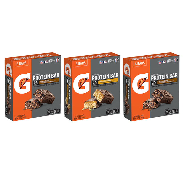 Gatorade Whey Protein Recover Bars, Chocolate Chip