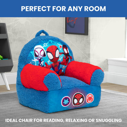 Delta Children - Spidey and His Amazing Friends Cozee Buddy Kids Chair, Blue
