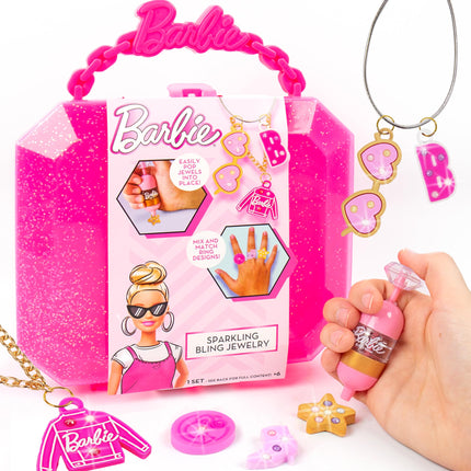 Barbie Sparkling Bling Jewelry Making Kit, Storage